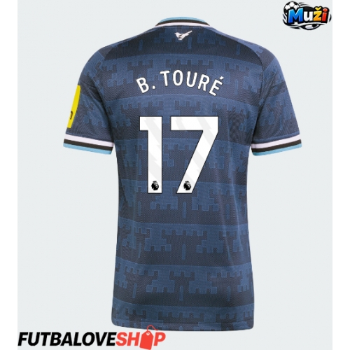 Dres Newcastle United Bazoumana Toure #17 Preč 2026-27 Krátky Rukáv